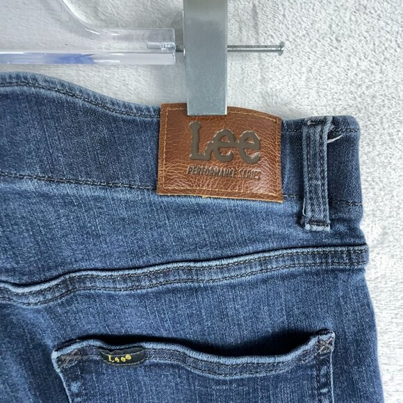 Lee Straight Leg Jeans Extreme Motion Slim Fit 2015475 Men's Blue Size 31X32 - Picture 4 of 12